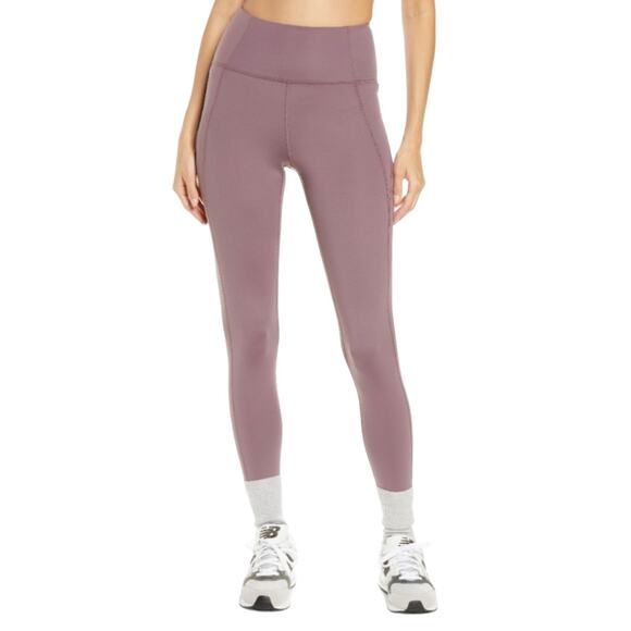 NWT Girlfriend Collective High Rise 7/8 Leggings - Flint - XL - Picture 1 of 7
